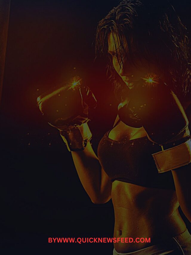Red Typography and Photo Boxing Poster (1)