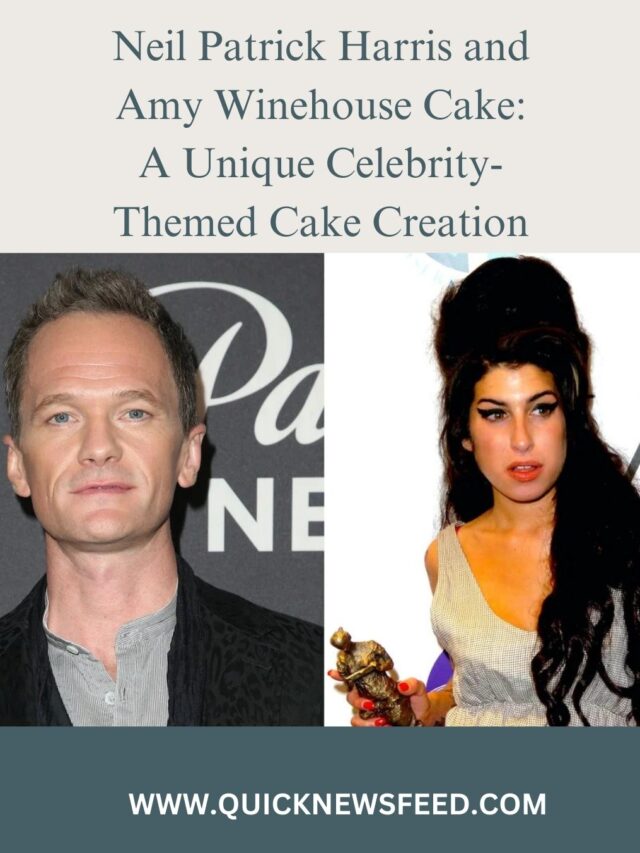 Neil Patrick Harris and Amy Winehouse Cake: A Unique Celebrity-Themed Cake Creation